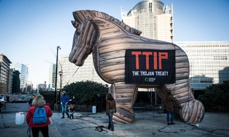 Protest against TTIP
