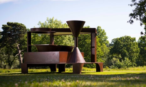 Anthony Caro's Forum (1992-94) at Yorkshire Sculpture Park.