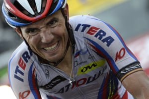 The effort shows on the face of Joaquim Rodriguez 