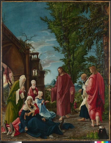 Christ Taking Leave of His Mother, probably 1520, by Albrecht Altdorfer