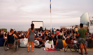 Cinema Lliure a la Platja runs on the beach in summer, and is free