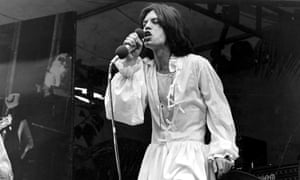 Mick Jagger at the Hyde Park concert
