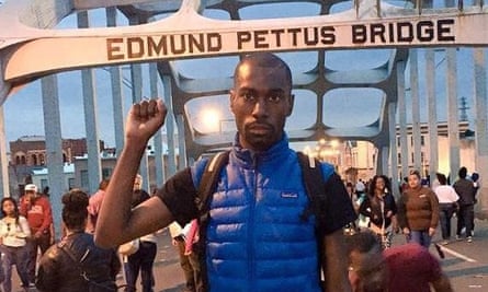 Deray Mckesson in a tweeted picture from Selma, Alabama.