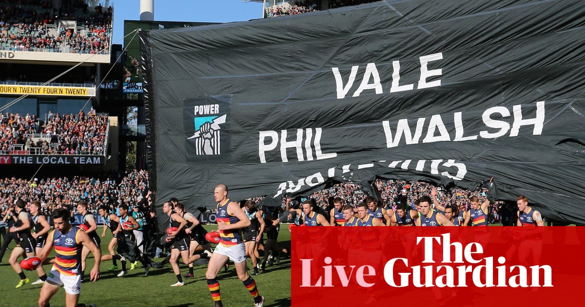 AFL Port Adelaide v Adelaide Crows the Showdown as it happened Sport The Guardian AFL Port Adelaide v Adelaide Crows the Showdown as it happened Sport The Guardian