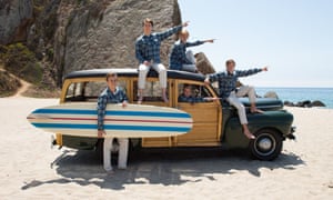 Heroes and villains: Paul Dano’s Brian Mk 1 and the Beach Boys in Love & Mercy.