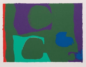 Two greens with Violet and Blue: 1967, by Patrick Heron.