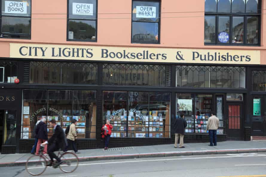 City Lights Booksellers, North Beach, San Francisco.