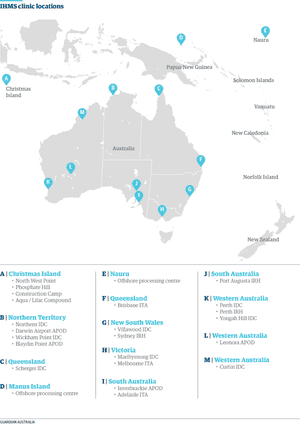 IHMS clinic locations map