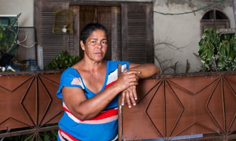 Jane Nascimento de Oliveira, who is one of hundreds of residents fighting to save their homes from forced eviction for the 2016 Olympics, in Barra da Tijuca, Rio de Janeiro, Brazil.