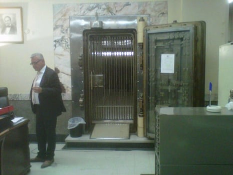 Bank of Greece vaults, where deposit boxes are kept