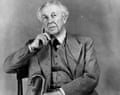 American architect Frank Lloyd Wright (1867 - 1959).