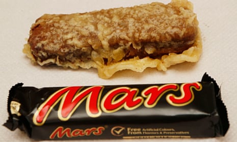 Chip shop asked to remove Mars bar banner