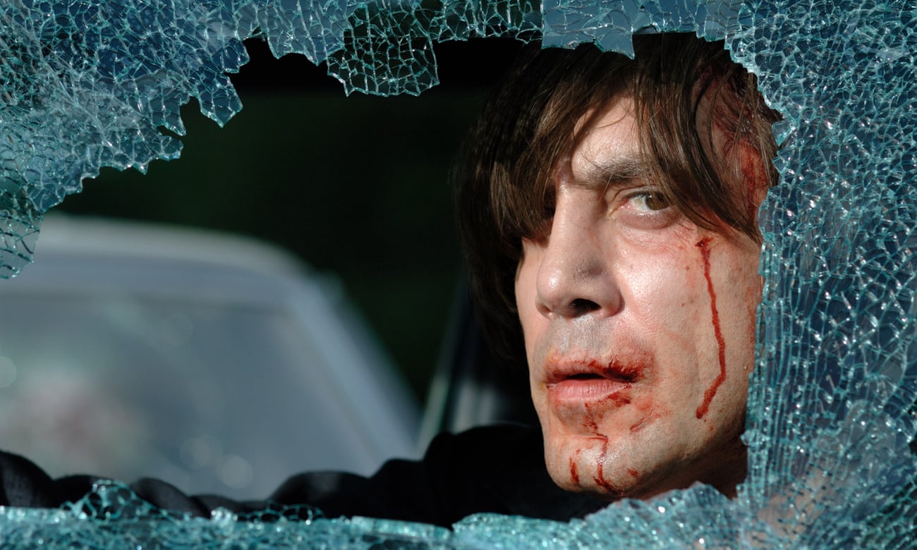 Javier Bardem in the Coen brothers' film No Country for Old Men.