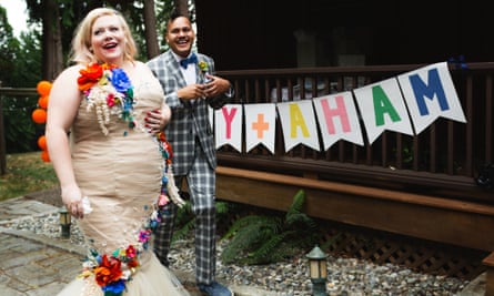 Lindy West's wedding day