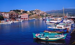Molyvos Harbour, Lesvos, Greece
