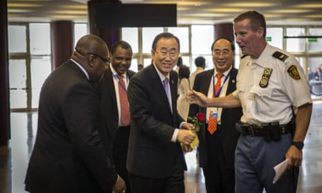 Ban Ki-moon in Addis Ababa