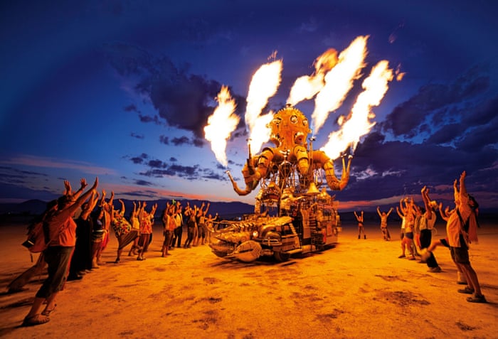 Blaze of glory: the flaming art of Burning Man – in pictures El Pulpo Mecanico, 2014, by Duane Flatmo and Jerry Kunkel Photographs: NK Guy