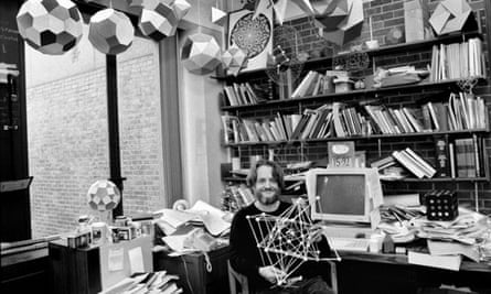 John Conway in his office at Princeton in 1993.
