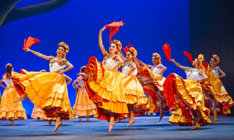 A riot of hues and patterns … Ballet Folklórico de México at the Coliseum, London.