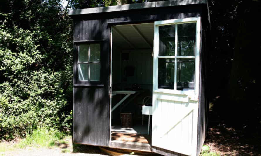 George Bernard Shaw's sun-following revolving shed, in which he liked to write.