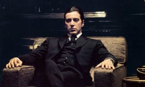 Pacino as Michael Corleone in The Godfather Part II, 1974.