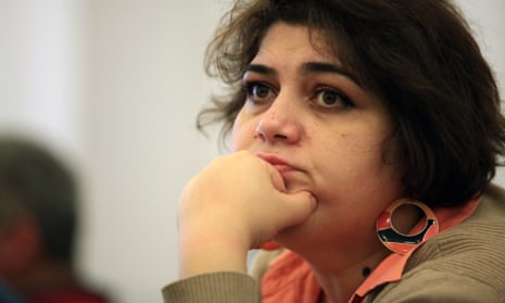 Khadija Ismayilova, a reporter for Radio Free Europe/Radio Liberty, inAzerbaijan.