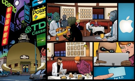 Panel from The Private Eye digital comicbook.