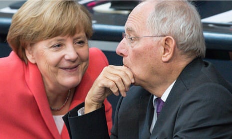 Angela Merkel and Wolfgang Schauble