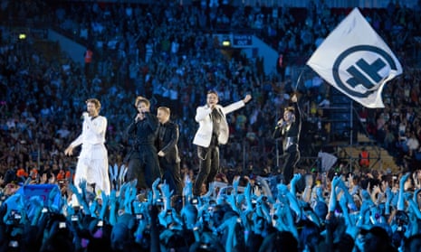 Take That … Bringing the Progress tour to Wembley in July 2011.