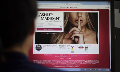 Ashley Madison's Korean web site is shown on a computer screen in Seoul, South Korea. The company suffered a massive hack in mid-July.