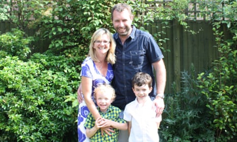 Sue and Tom Barnley with their sons Harry, left, and Jack.