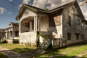 An abandoned house in the lower 9th ward