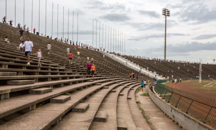Phnom Penh's National Stadium.