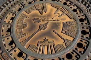 <strong>Berlin, Germany<br></strong>Covers for Berlin Waterworks, designed in 2005, feature some of the city’s landmarks, including the TV Tower and the Brandenburg Gate