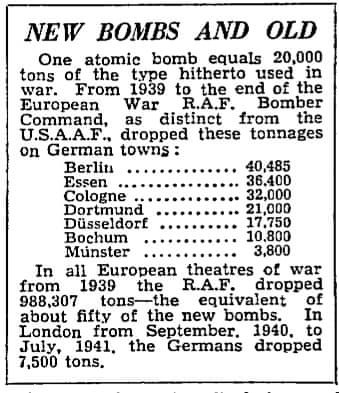 The Manchester Guardian, 7 August 1945. 