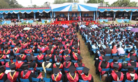 Graduation ceremony at the university of Kenya