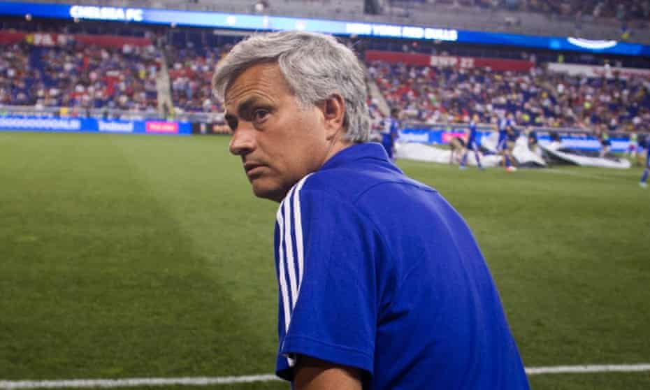 José Mourinho during Chelsea's tour of the US.