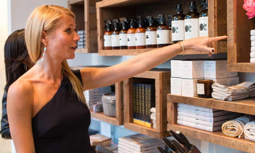 Leading the way: Gwyneth Paltrow at last year’s launch party for Goop’s pop-up store in Dallas, Texas.