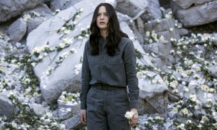 Katniss Everdene in Mockingjay, part 1