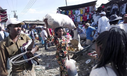 Gikomba market is a hive of activity and a cacophony of colour.