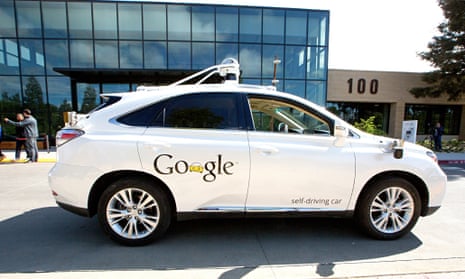Google's self-driving Lexus regularly drives the streets of Mountain View, California.