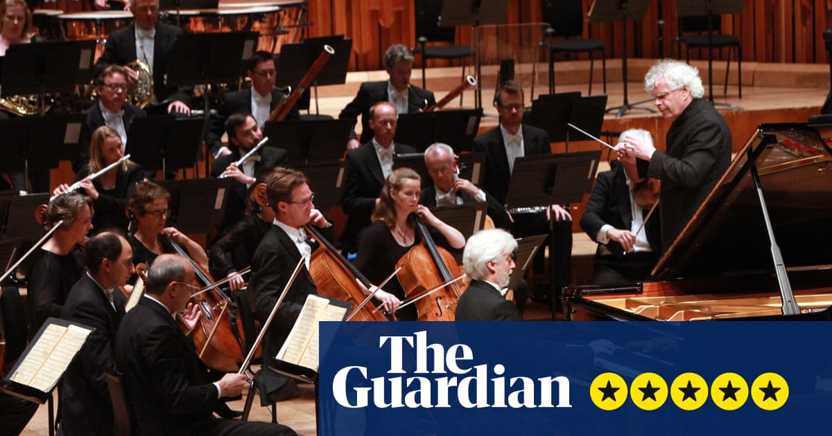 Lso Rattle Review Zimerman And Rattle Have Forged A Very Special Musical Partnership Classical Music The Guardian