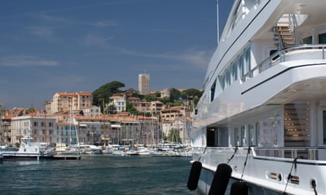 Cannes harbour.