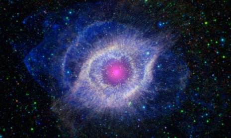 A Helix nebula, 650 light years away in the constellation of Aquarius.