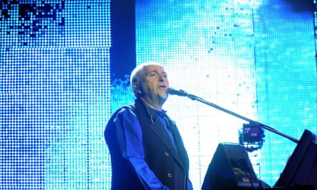 Peter Gabriel at the WOMAD festival.