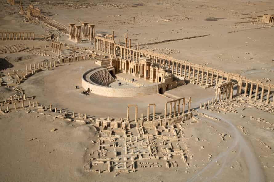 the ancient city of Palmyra in Syria
