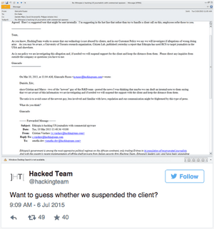 Hacking Team Hacked Firm Sold Spying Tools To Repressive Regimes Documents Claim Technology The Guardian