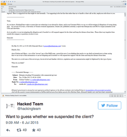 Hacking Team Hacked Firm Sold Spying Tools To Repressive Regimes Documents Claim Hacking The Guardian