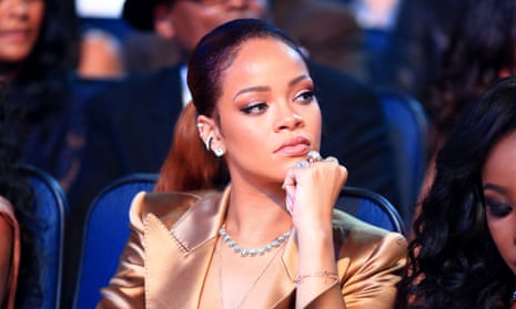 Rihanna at the BET awards.