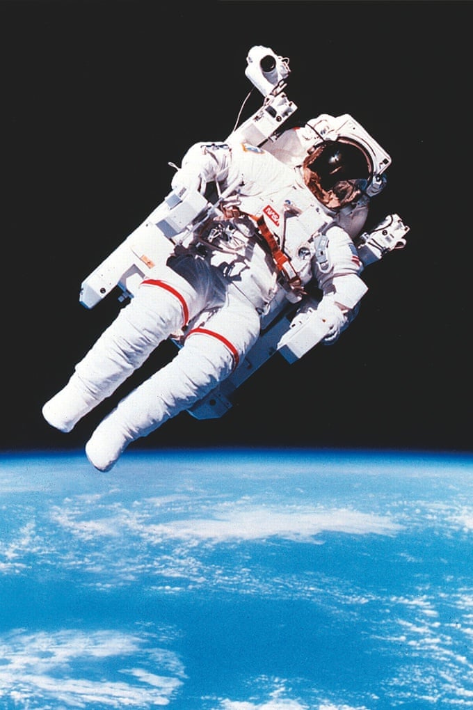 That's me in the picture: Bruce McCandless, 47, in the world's first untethered space flight, February 1984 | The space shuttle | The Guardian